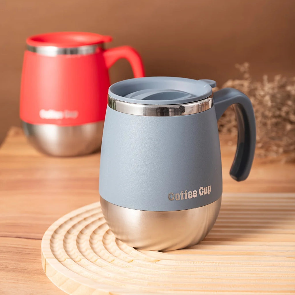 500Ml Stainless Steel Coffee Cup Outdoor Insulation and Heat Retention Cup Insulated and Heat-Resistant Cup for Camping Hiking