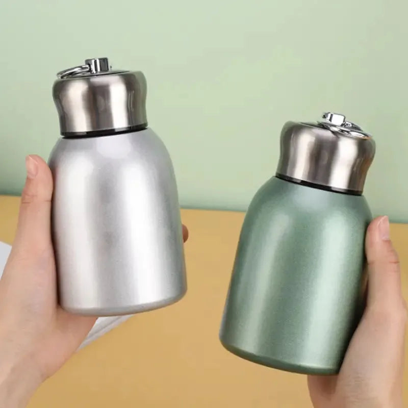 1Pc 300Ml Insulated Stainless Steel Travel Mug - Keeps Drinks Hot or Cold for Hours - Perfect for Camping and Travel
