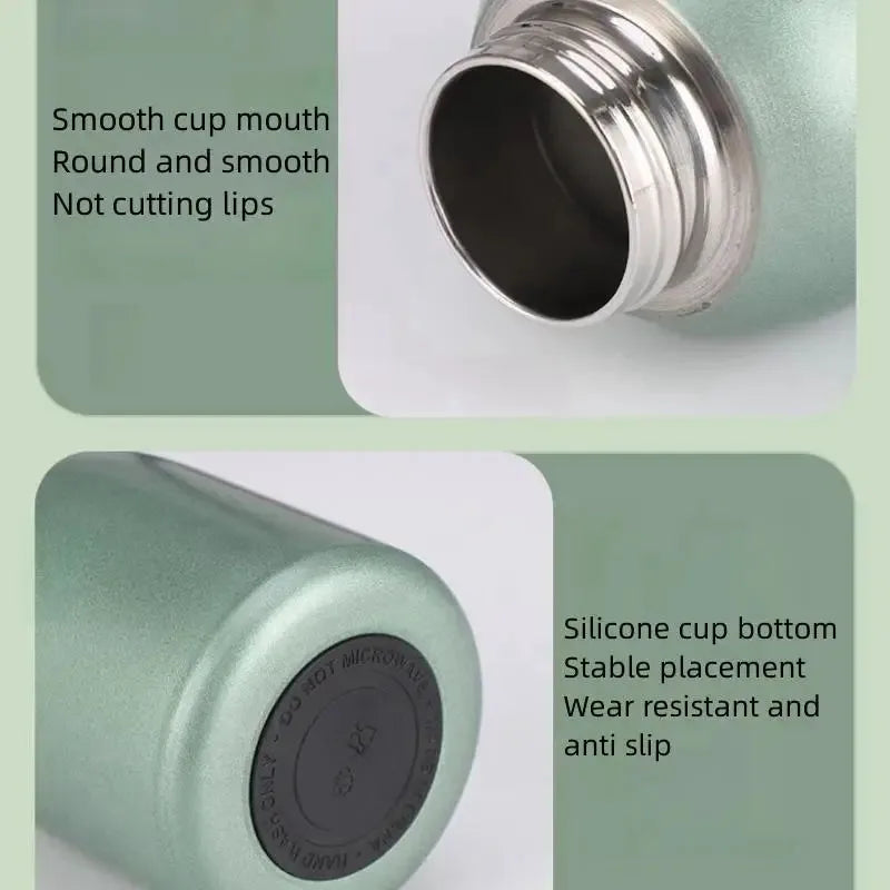 1Pc 300Ml Insulated Stainless Steel Travel Mug - Keeps Drinks Hot or Cold for Hours - Perfect for Camping and Travel