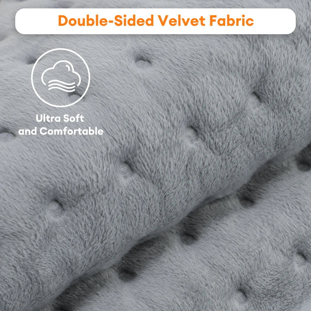 Electric Heating Pad for Period Cramps Winter Warm Blankets Office Camping Hand Waist Back Heat Pad 110V 220V Washable 60*30Cm