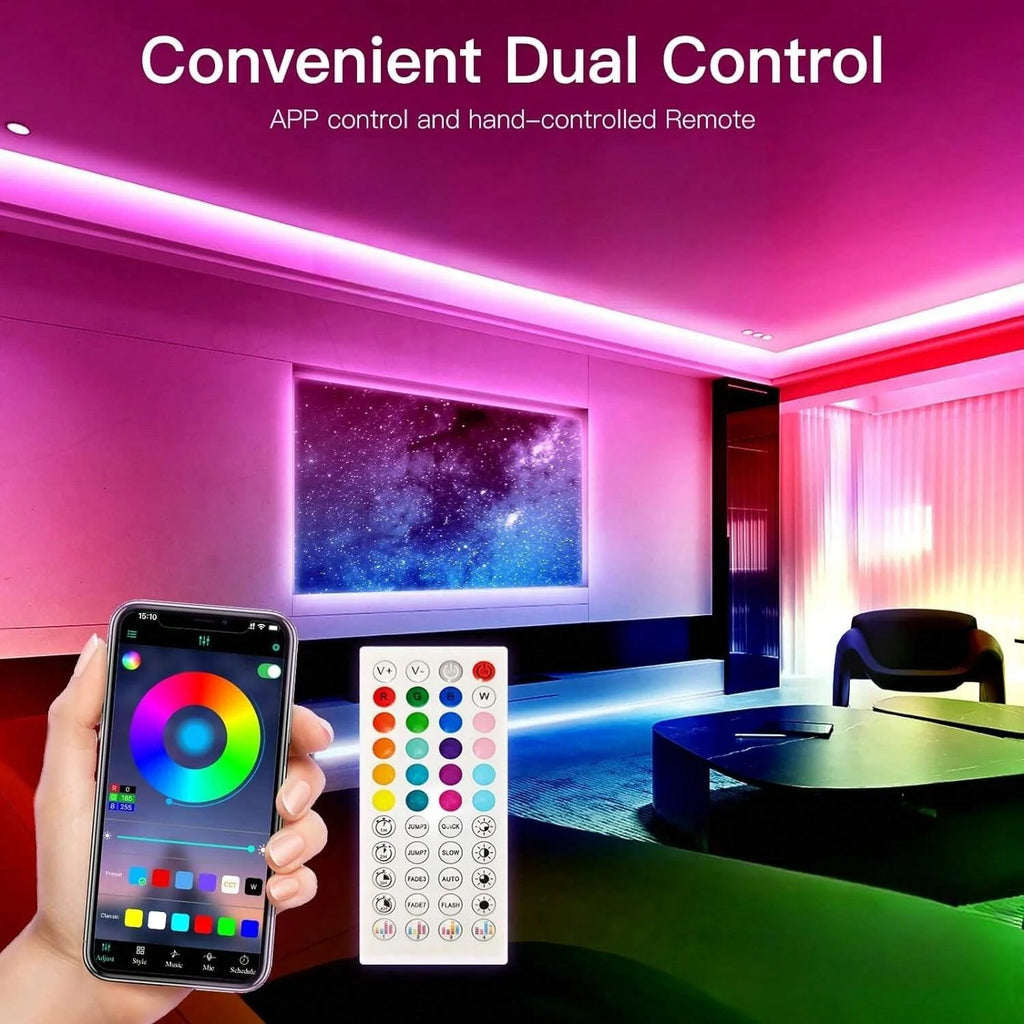 Color RGB 5050 LED Strip Bluetooth Tape Decor for Room LED 10M 15M 20M 30M PC TV Backlight Neon LED Lighting Cветодиодная Лента