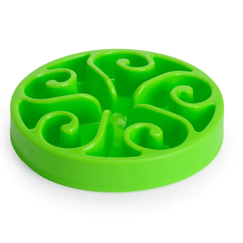 Pet Dog Slow Feeder Bowl Fun Non Slip Anti-Gulping Slower Food Feeding Dishes Eco Dog Bowl for Large Medium Small Dogs Puppy