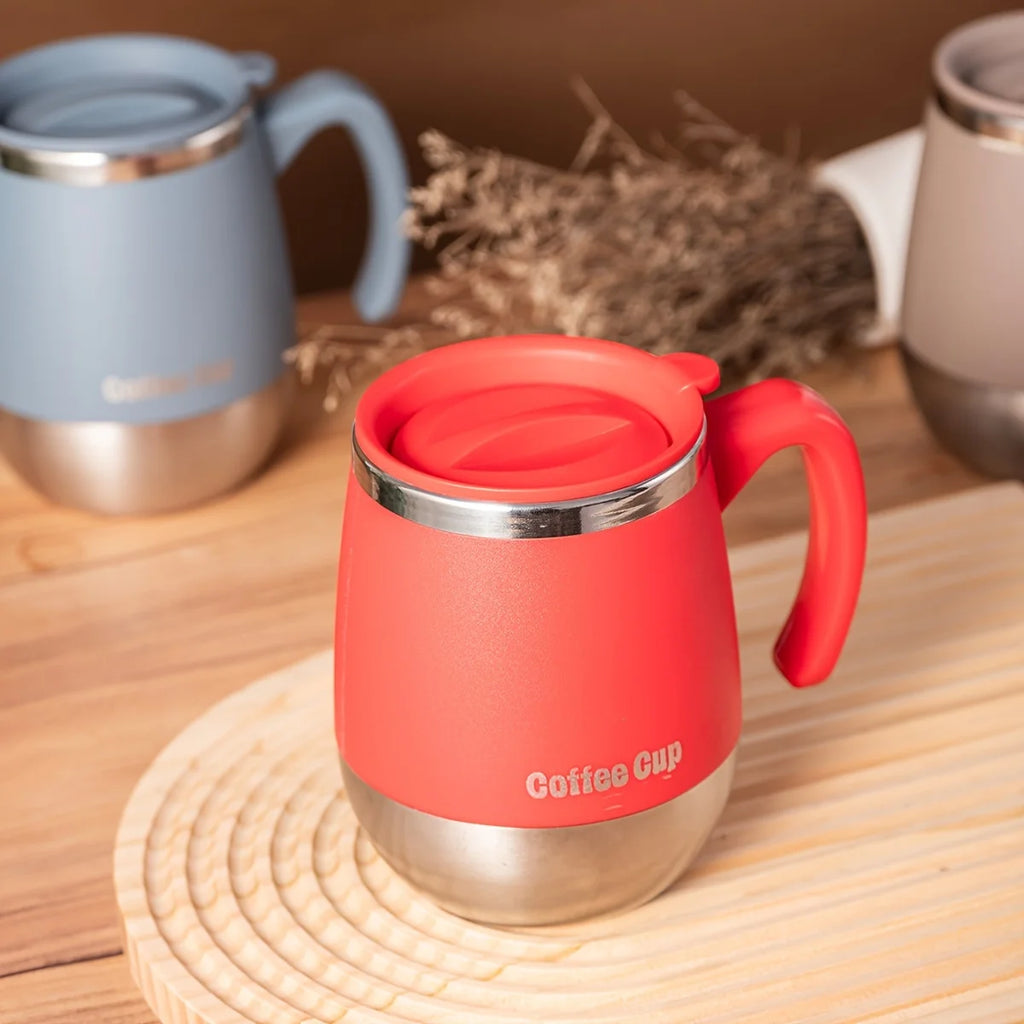 500Ml Stainless Steel Coffee Cup Outdoor Insulation and Heat Retention Cup Insulated and Heat-Resistant Cup for Camping Hiking