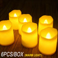 Flickering LED Ivory Electronic Candle, Flameless Tealight Candle,Battery Operated LED Tealight Candle, Ideal for Weddings, Ta