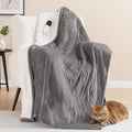 50" X 60" Electric Heated Blanket Throw Upgraded Heating Wire with 4 Hour Auto off and 6 Heat Levels Machine Washable
